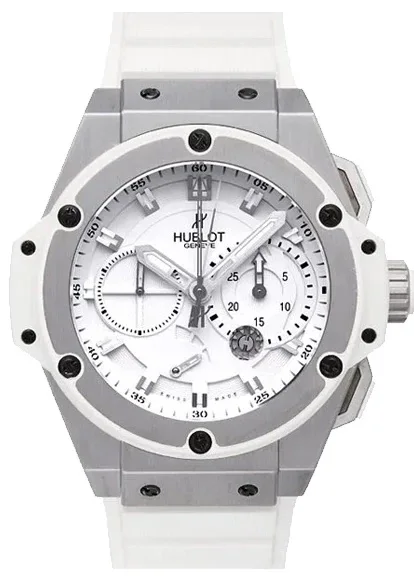 Hublot King Power Big Bang White Titanium and Zirconium Limited Edition 100 pieces